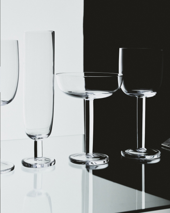 Бокал для шампанского Champagne Flute Transparent Base, Serax