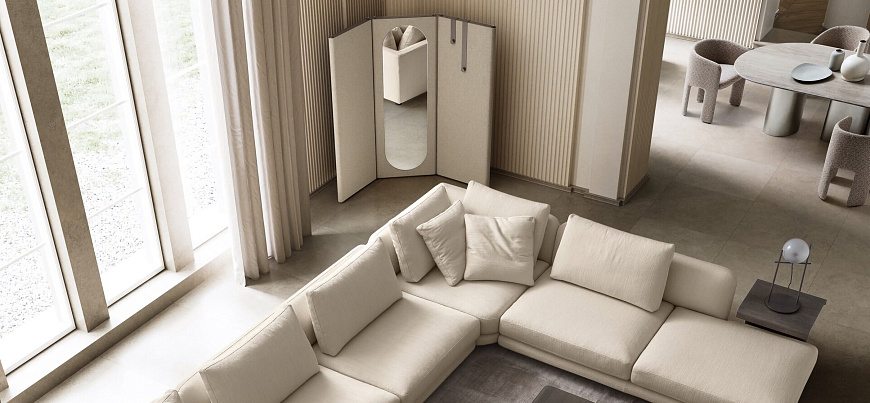 Ширма с зеркалом Solitude, Ditre Italia