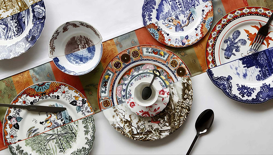 Десертная тарелка Hybrid 5, Seletti