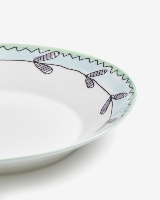 Набор из 2-х глубоких тарелок Deep Plate M Blossom Midnight Flowers by Marni, Serax