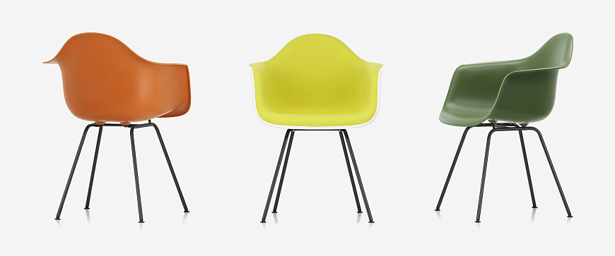 Кресло Eames Plastic Armchair RE DAX, Vitra