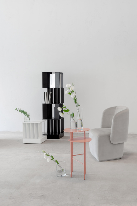 Стеллаж на скрытых колёсах 46° — 6° GENEVA, ARCHIPÉLAGO