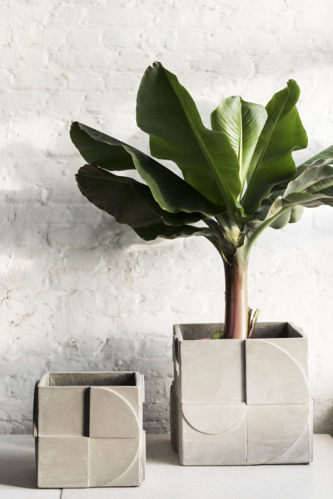 Кашпо Flowerpot Seventies Grey by Marie Michielssen, Serax