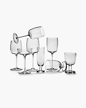 Набор из 4 бокалов для шампанского Champagne Coupe Grace Transparent, Serax