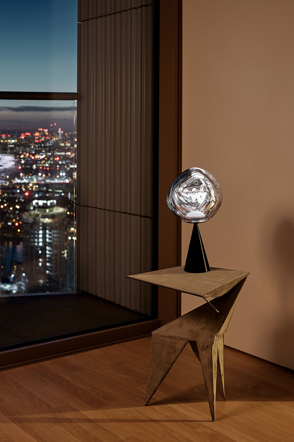 Настольная лампа Melt Cone Fat smoke, Tom Dixon