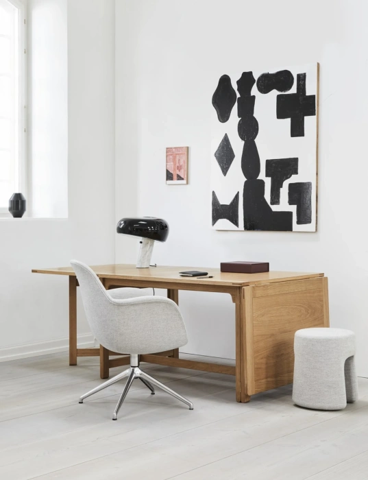 Обеденное кресло Swoon Dining Armchair Swivel Base, Fredericia