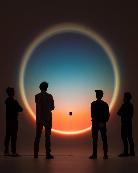 Напольный светильник с поворотным механизмом Halo Horizon, Halo Edition