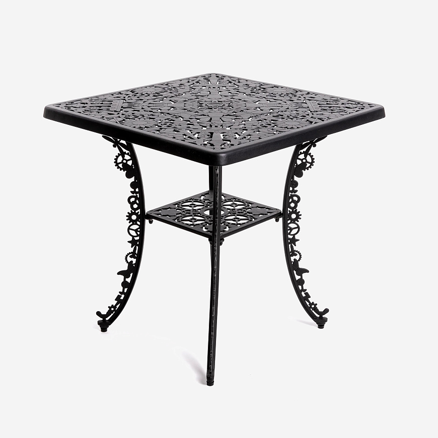 Стол Aluminium Square Black, Seletti