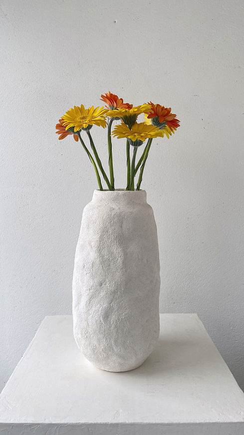 Бетонная ваза для цветов и сухоцветов, Marina Zaitseva