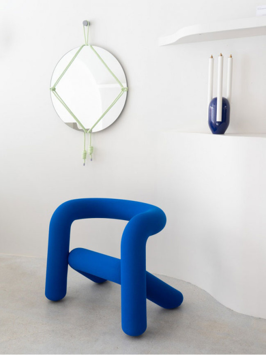 Круглое зеркало Shibari Round, Moustache