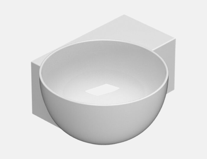 Подвесная раковина T-Edge Le Ciotole, Ceramica Globo