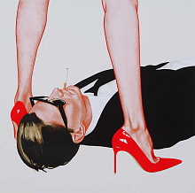 Шелкография «Неравный брак», Masha Yankovskaya