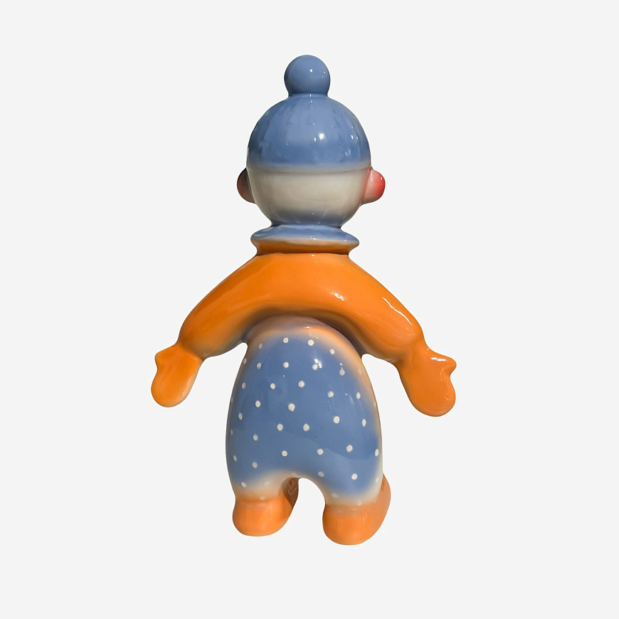 Скульптура Лыжник сине-оранжевый, Valeria Bondarenko / POVEDAII