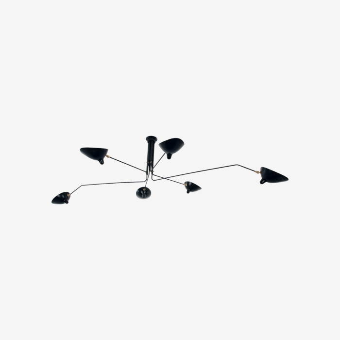 Подвесной светильник Six-Arm Ceiling Lamp, Serge Mouille