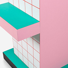 Приставной столик Supersidetable Red Grid, Seletti