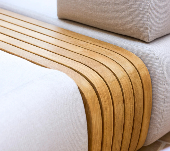 Модульный уличный диван Mellow, Cane-Line