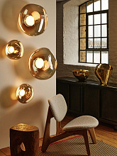 Настенный/Потолочный светильник Melt Mini LED Surface Gold, Tom Dixon