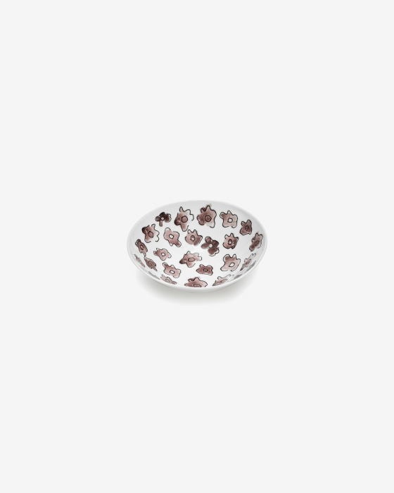 Набор из 2-х глубоких чаш Low Bowl S Dark Viola Midnight Flowers by Marni, Serax