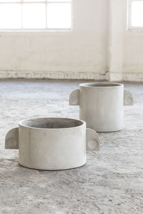 Кашпо Flowerpot Art Deco Grey by Marie Michielssen, Serax