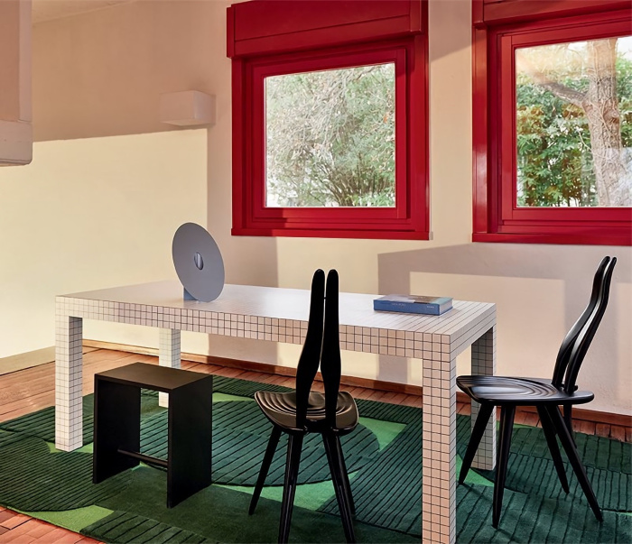 Стул Fenis Chair Black Painted Finish, Zanotta