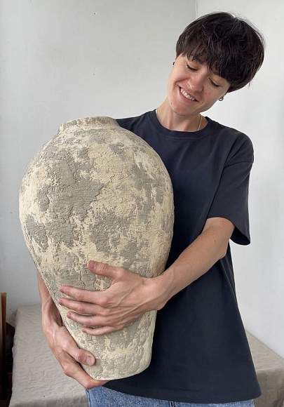 Напольная ваза в стиле джапанди, Marina Zaitseva