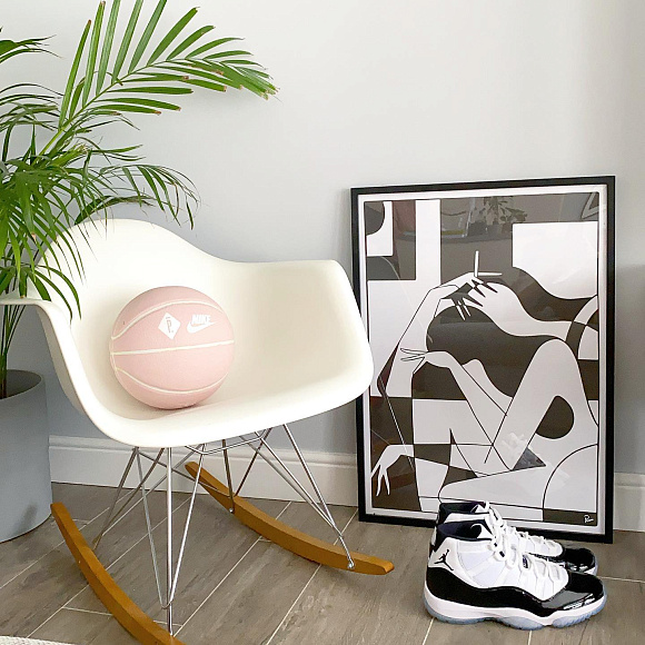 Кресло-качалка Eames Plastic Armchair RE RAR, Vitra