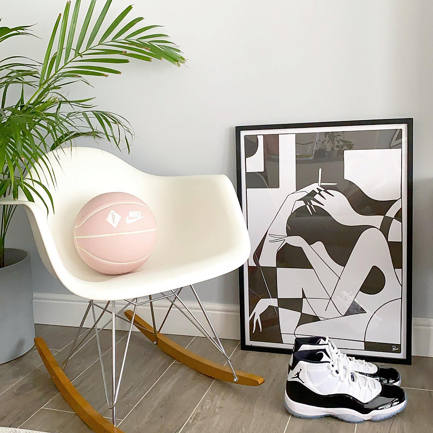 Кресло-качалка Eames Plastic Armchair RE RAR, Vitra