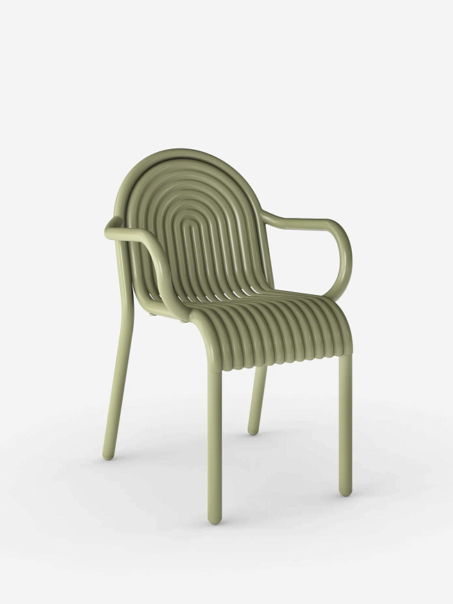 Уличное кресло Groove Arm Moss, Tom Dixon