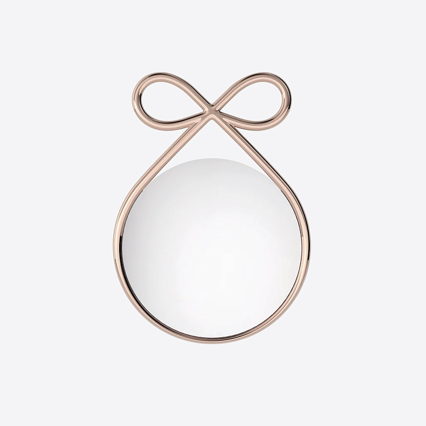 Зеркало Ribbon Pink gold, Qeeboo