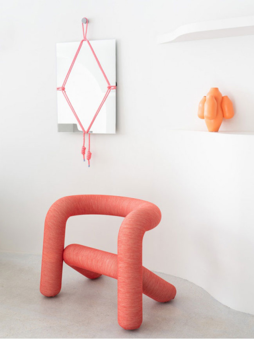 Прямоугольное зеркало Shibari Rectangle, Moustache