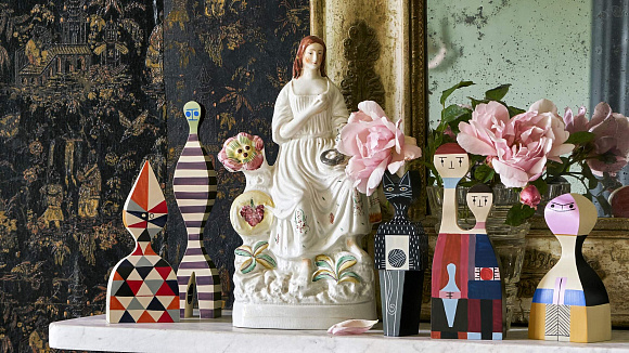 Скульптура Girard Wooden Doll Cat, Vitra