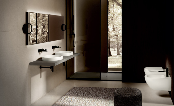 Полувстраиваемая раковина Enjoy Semi-Recessed Round Washbasin круглая, Cielo