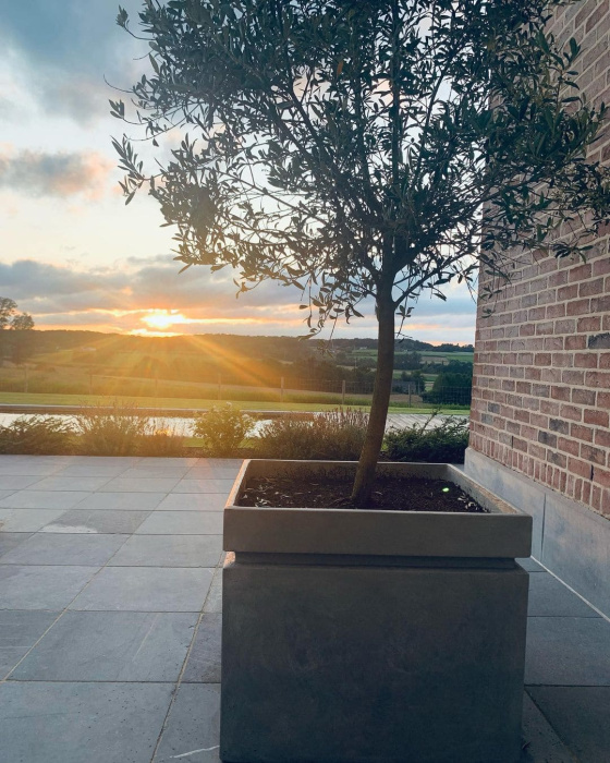 Кашпо Planter Square Grey, Serax