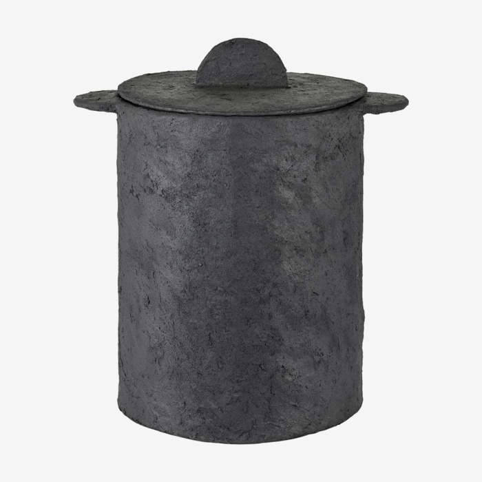 Кашпо Pot With Lid Paper Mache Earth by Marie Michielssen, Serax