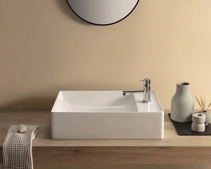 Накладная раковина T-Edge Le Lastre, Ceramica Globo