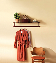 Стул Gesture, Teak oiled oak, Vidar Kvadrat Bordeaux, Warm Nordic