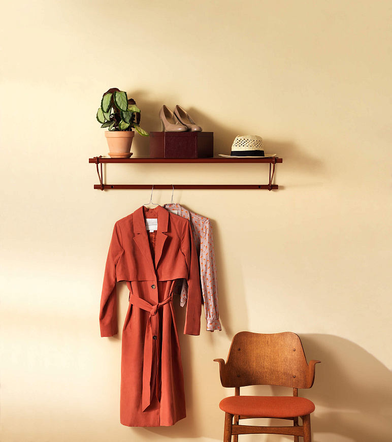 Стул Gesture, Teak oiled oak, Vidar Kvadrat Bordeaux, Warm Nordic