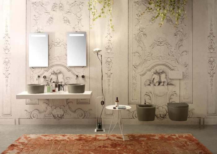 Накладная раковина Forty3, Ceramica Globo