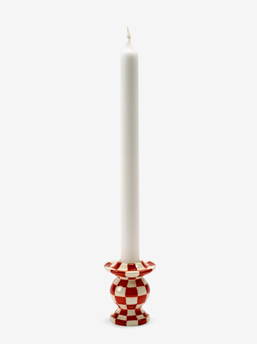 Подсвечник Candle holder n°2 red/white Les Objets Mouleversants, Serax