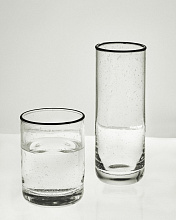 Стакан S.R. Bubble Glass Back Rim, Drinking Low, Louise Roe