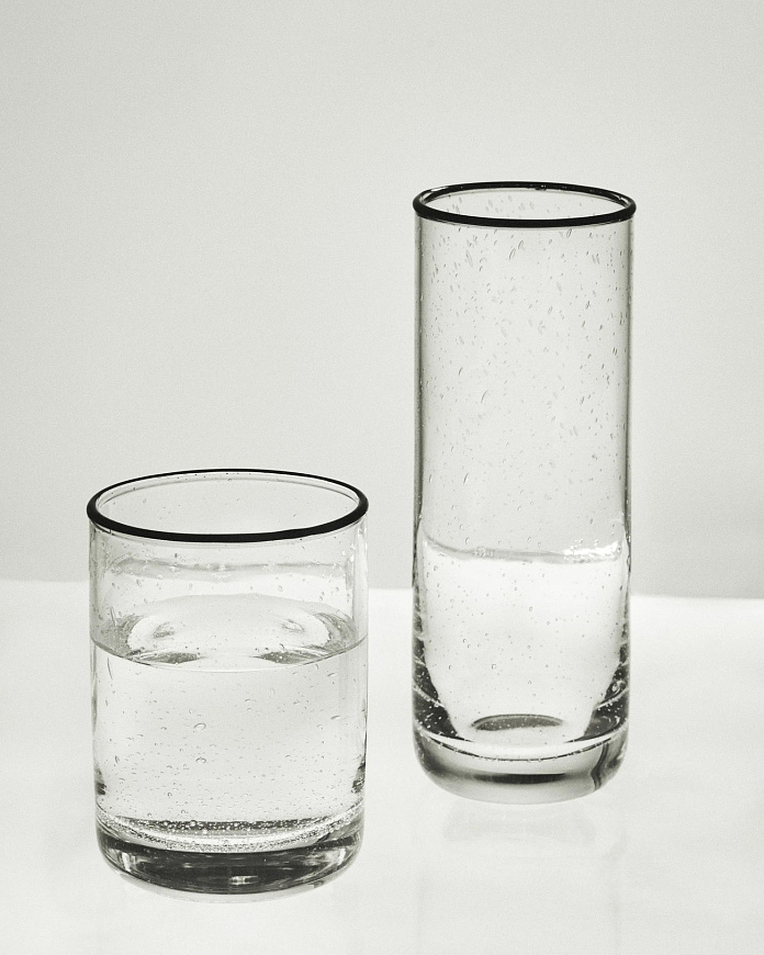 Стакан S.R. Bubble Glass Back Rim, Drinking Low, Louise Roe