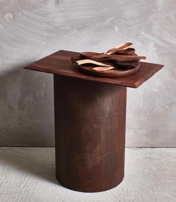 Журнальный столик Side Table Metal Round Pawn, Serax