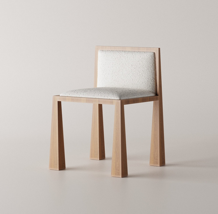 Стул Taki Chair с мягкой спинкой, MODÉNATURE