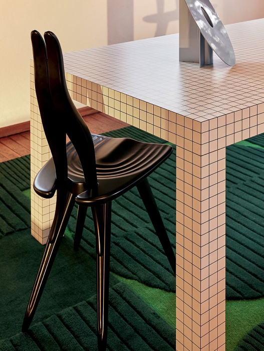 Стул Fenis Chair Black Painted Finish, Zanotta