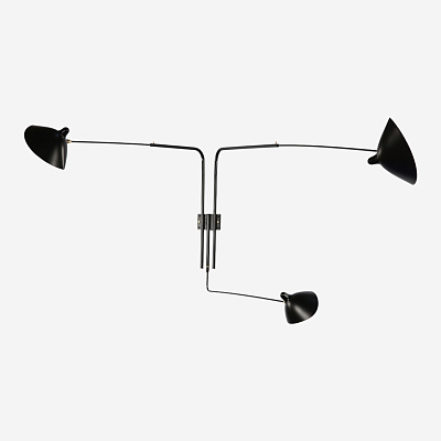 Бра Three-Arm Rotating Wall Sconce 