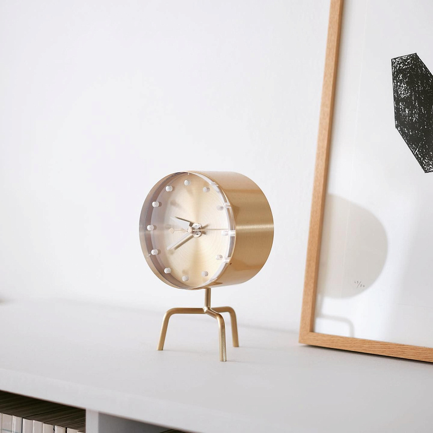 Настольные часы Tripod Clock, Vitra