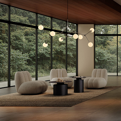 Журнальный столик Pillar Table Low 