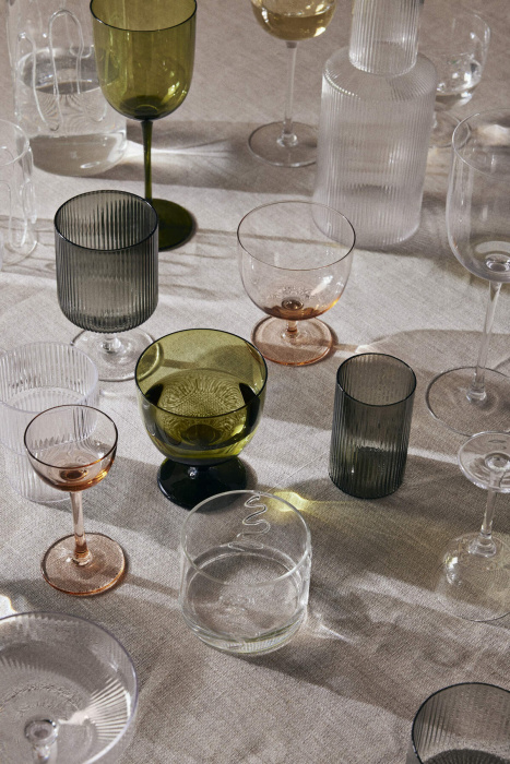 Набор из 2-х бокалов для вина Ripple Wine Glasses — Set of 2, Ferm Living