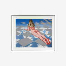 Шелкография «Женщина и система», Masha Yankovskaya