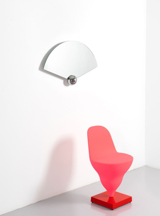 Настенное зеркало Sphera Fan mirror, Moustache